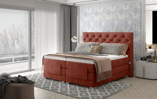 Электрическая кровать NORE Clover 03, 160x200, коричневая цена и информация | Кровати | hansapost.ee