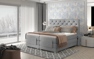 Электрическая кровать NORE Clover 13, 180x200, светло-серая цена и информация | Кровати | hansapost.ee