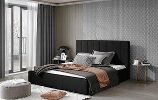 Кровать NORE Audrey 16, 140x200 см, черная цена и информация | Кровати | hansapost.ee