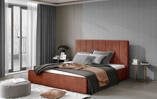 Кровать NORE Audrey 03, 160x200 см, красная цена и информация | Кровати | hansapost.ee