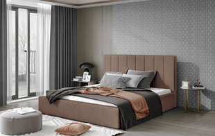 Кровать NORE Audrey 08, 180x200 см, светло-коричневая цена и информация | Кровати | hansapost.ee