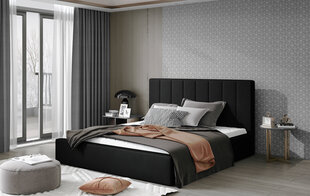 Кровать NORE Audrey 07, 200x200 см, черная цена и информация | Кровати | hansapost.ee