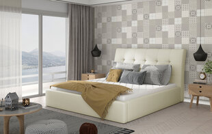 Кровать NORE Inge 22, 140x200 см, бежевая цена и информация | Кровати | hansapost.ee