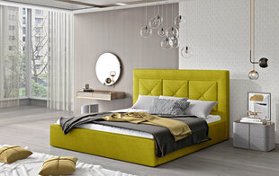 Кровать NORE Cloe 16, 140x200 см, желтая цена и информация | Кровати | hansapost.ee