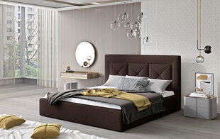 Кровать NORE Cloe 22, 180x200 см, темно-коричневая цена и информация | Кровати | hansapost.ee