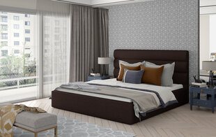 Кровать NORE Caramel 19, 140x200 см, темно-коричневая цена и информация | Кровати | hansapost.ee