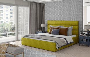 Кровать NORE Caramel 14, 180x200 см, желтая цена и информация | Кровати | hansapost.ee
