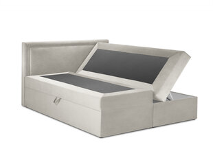 Кровать Mazzini Beds Yucca 200x200см, бежевая цена и информация | Кровати | hansapost.ee