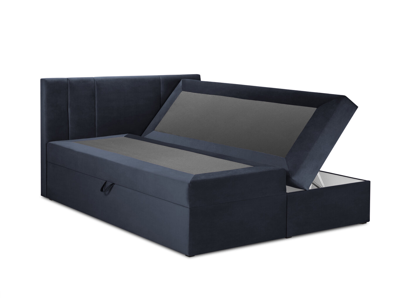 Voodi Mazzini Beds Afra 200x200 cm, tumesinine hind ja info | Voodid | hansapost.ee