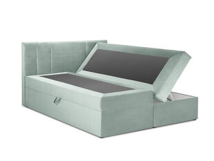 Кровать Mazzini Beds Afra 200x200 см, светло-зеленая цена и информация | Кровати | hansapost.ee