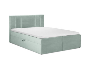 Кровать Mazzini Beds Afra 200x200 см, светло-зеленая цена и информация | Кровати | hansapost.ee