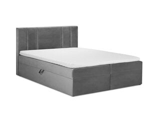Кровать Mazzini Beds Afra 200x200 см, серая цена и информация | Кровати | hansapost.ee