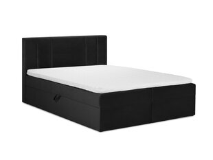 Voodi Mazzini Beds Afra 200x200 cm, must hind ja info | Voodid | hansapost.ee