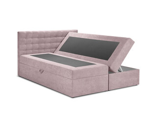 Кровать Mazzini Beds Jade 200x200 см, розовая цена и информация | Кровати | hansapost.ee