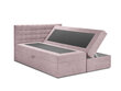 Voodi Mazzini Beds Jade 200x200 cm, roosa цена и информация | Voodid | hansapost.ee