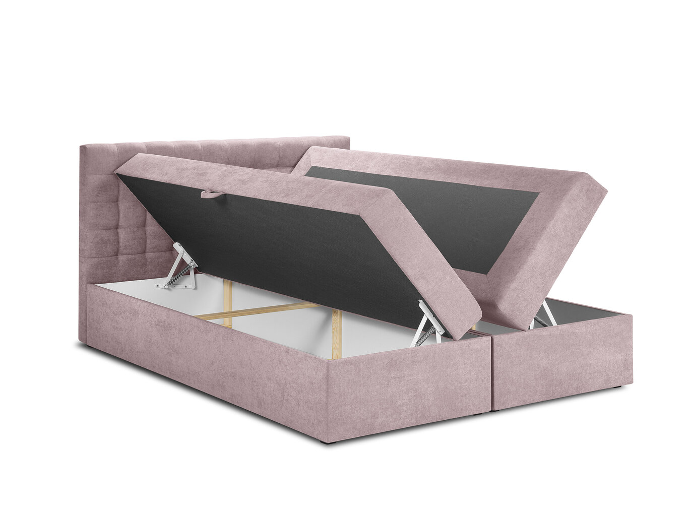 Voodi Mazzini Beds Jade 200x200 cm, roosa hind ja info | Voodid | hansapost.ee