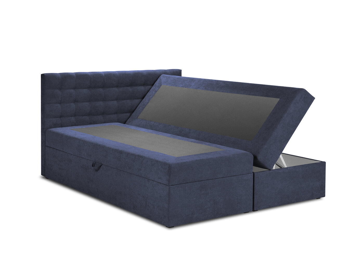 Voodi Mazzini Beds Jade 200x200 cm, tumesinine hind ja info | Voodid | hansapost.ee