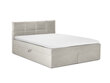 Voodi Mazzini Beds Mimicry 200x200 cm, beež hind ja info | Voodid | hansapost.ee