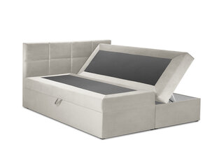 Кровать Mazzini Beds Mimicry 200x200 см, бежевая цена и информация | Кровати | hansapost.ee
