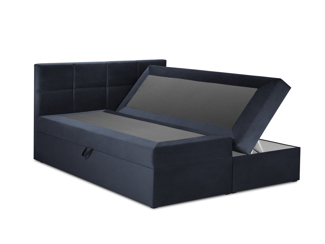 Voodi Mazzini Beds Mimicry 200x200 cm, tumesinine hind ja info | Voodid | hansapost.ee