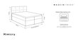 Voodi Mazzini Beds Mimicry 200x200 cm, must цена и информация | Voodid | hansapost.ee