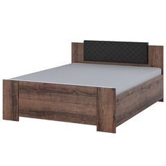 Кровать Selsey Rinker 160x200см, темно-коричневая/черная цена и информация | Кровати | hansapost.ee