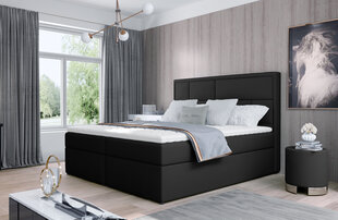 Кровать NORE Meron 26, 140x200 см, черная цена и информация | Кровати | hansapost.ee