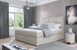 Кровать NORE Meron 23, 160x200 см, бежевая цена и информация | Кровати | hansapost.ee