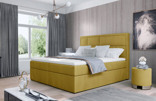 Кровать NORE Meron 13, 180x200 см, желтая цена и информация | Кровати | hansapost.ee