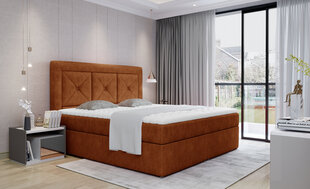 Кровать NORE Idris 05, 140x200 см, коричневая цена и информация | Кровати | hansapost.ee