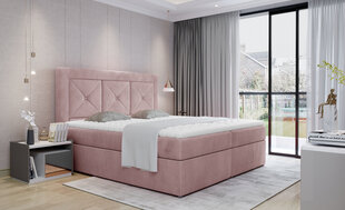 Кровать NORE Idris 13, 140x200 см, розовая цена и информация | Кровати | hansapost.ee