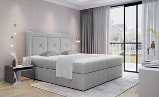 Кровать NORE Idris 20, 160x200 см, светло-серая цена и информация | Кровати | hansapost.ee