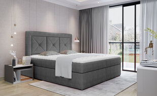 Кровать NORE Idris 21, 160x200 см, серая цена и информация | Кровати | hansapost.ee