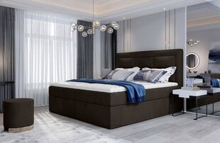 Кровать NORE Vivre 11, 140x200 см, темно-коричневая цена и информация | Кровати | hansapost.ee