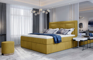 Кровать NORE Vivre 15, 180x200 см, желтая цена и информация | Кровати | hansapost.ee