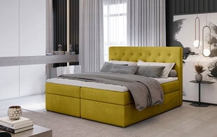 Кровать NORE Loree 09, 140x200 см, желтая цена и информация | Кровати | hansapost.ee