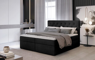 Кровать NORE Loree 12, 160x200 см, черная цена и информация | Кровати | hansapost.ee