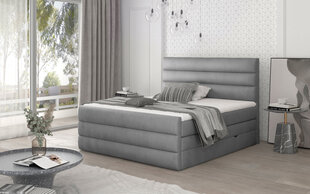 Кровать NORE Cande 04, 140x200 см, светло-серая цена и информация | Кровати | hansapost.ee