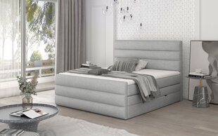 Кровать NORE Cande 11, 140x200 см, светло-серая цена и информация | Кровати | hansapost.ee