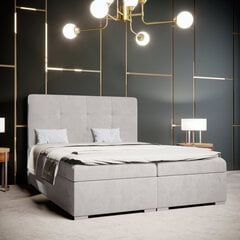 Кровать Selsey Bongiorno 160x200 см, серая цена и информация | Кровати | hansapost.ee