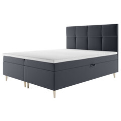 Кровать Selsey Sclarea Bonell 140x200 см, темно-серая цена и информация | Кровати | hansapost.ee