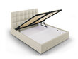 Voodi Mazzini Beds Nerin 1, 140x200cm, beež hind ja info | Voodid | hansapost.ee