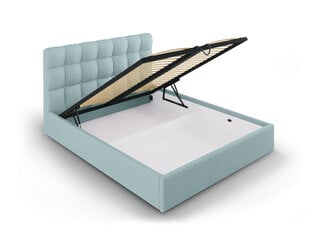 Кровать Mazzini Beds Nerin 2, 140x200 см, светло-синяя цена и информация | Кровати | hansapost.ee