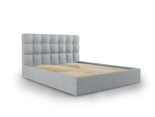 Кровать Mazzini Beds Nerin 4, 160x200 см, светло-серая цена и информация | Кровати | hansapost.ee