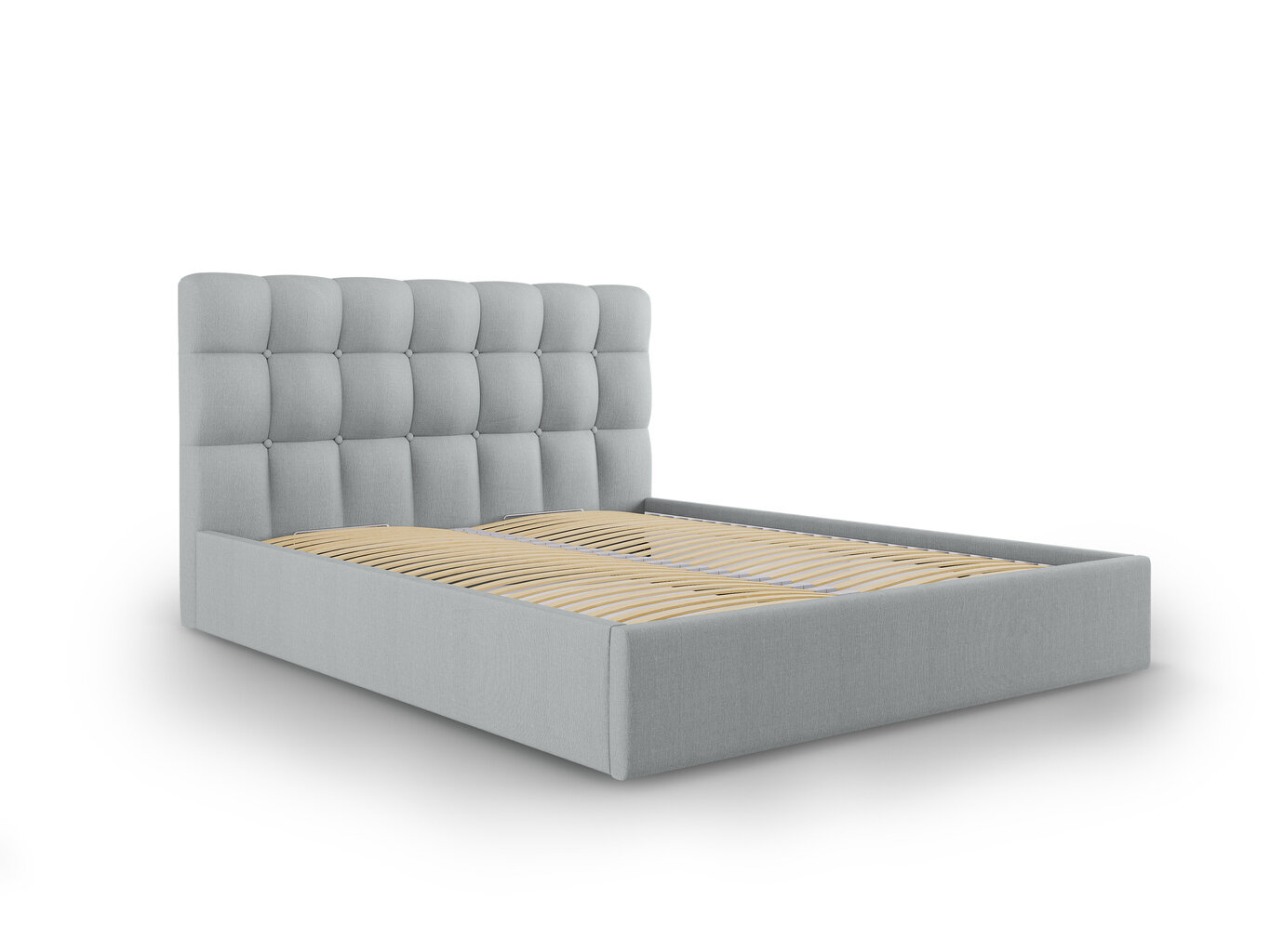 Voodi Mazzini Beds Nerin 4, 160x200cm, helehall цена и информация | Voodid | hansapost.ee