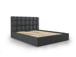 Voodi Mazzini Beds Nerin 5, 160x200cm, tumehall цена и информация | Voodid | hansapost.ee