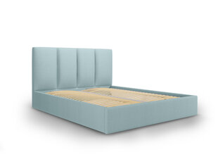 Кровать Mazzini Beds Juniper 2, 140x200 см, светло-синяя цена и информация | Кровати | hansapost.ee