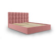 Voodi Mazzini Beds Nerin 140x200 cm, roosa hind ja info | Voodid | hansapost.ee