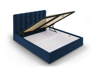Кровать Mazzini Beds Nerin 140x200 см, темно-синяя цена и информация | Кровати | hansapost.ee