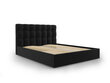 Voodi Mazzini Beds Nerin 180x200cm, must цена и информация | Voodid | hansapost.ee